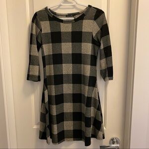 *4 for $25* Sweet Claire Plaid Dress